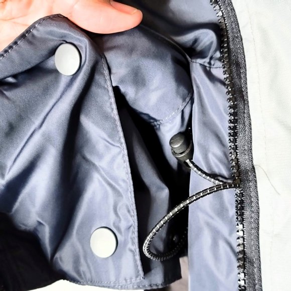 Columbia Challenge Series 90s Core Gray 2-Piece Polar Fleece w/Nylon Jacket SZ M - Picture 10 of 16